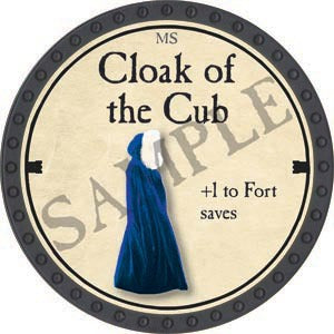 Cloak of the Cub - 2020 (Onyx) - C37