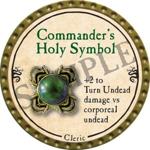 Commander’s Holy Symbol - 2016 (Gold)