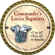 Commander’s Lorica Segmenta - 2009 (Gold)