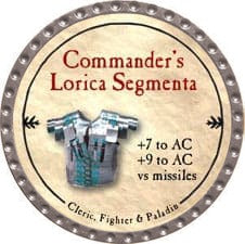Commander’s Lorica Segmenta - 2009 (Platinum)