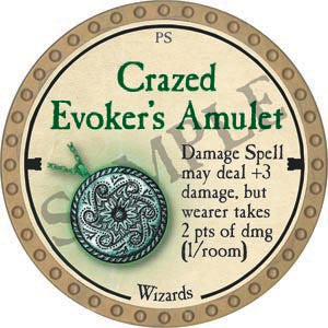 Crazed Evoker's Amulet - 2020 (Gold) - C17