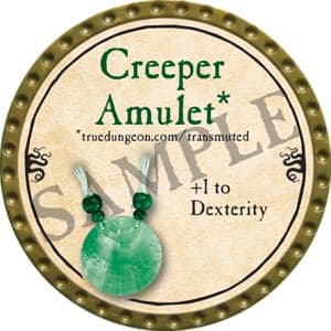 Creeper Amulet - 2016 (Gold)