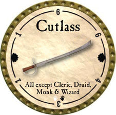 Cutlass Token Cutlass - 2011 (Gold) - C – Trent Tokens