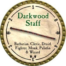 Darkwood Staff - 2009 (Gold) - UC