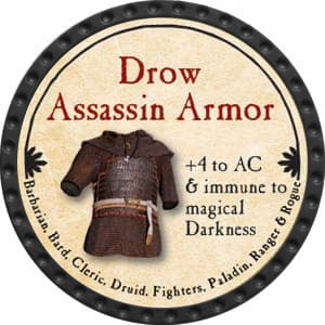 Drow Assassin Armor - 2015 (Onyx) - C26