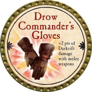 Drow Commander’s Gloves - 2015 (Gold)