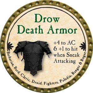 Drow Death Armor - 2015 (Gold)