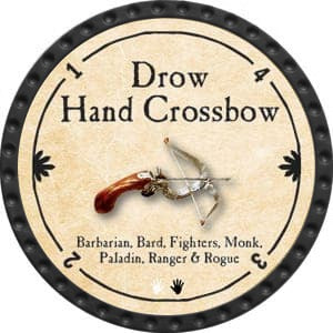 Drow Hand Crossbow - 2015 (Onyx) - C26