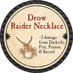 Drow Raider Necklace - 2015 (Onyx) - C26