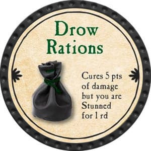 Drow Rations - 2015 (Onyx) - C26