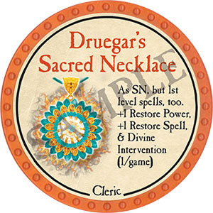 Druegar's Sacred Necklace - 2021 (Orange)