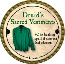 Druid’s Sacred Vestments - 2011 (Gold)