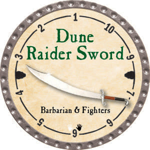 Dune Raider Sword - 2014 (Platinum) - UC