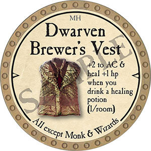 Dwarven Brewer's Vest - 2021 (Gold)
