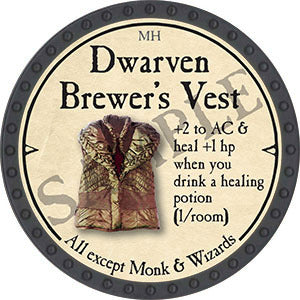 Dwarven Brewer's Vest - 2021 (Onyx) - C26