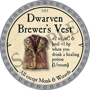 Dwarven Brewer's Vest - 2021 (Platinum)