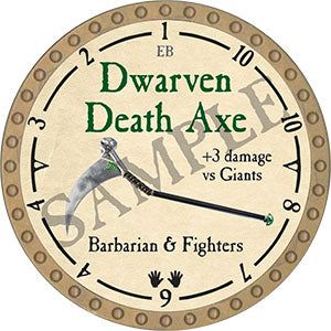 Dwarven Death Axe - 2021 (Gold) - UC