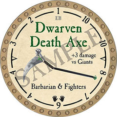 Dwarven Death Axe - 2021 (Gold) - UC