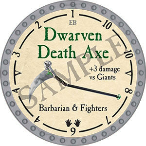 Dwarven Death Axe - 2021 (Platinum) - UC