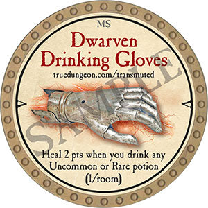 Dwarven Drinking Gloves - 2021 (Gold)