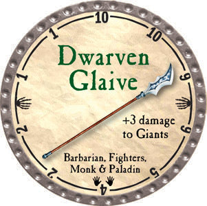 Dwarven Glaive - 2012 (Platinum) - C37