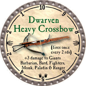 Dwarven Heavy Crossbow - 2012 (Platinum) - C37