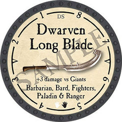 Dwarven Long Blade - 2021 (Onyx) - C37