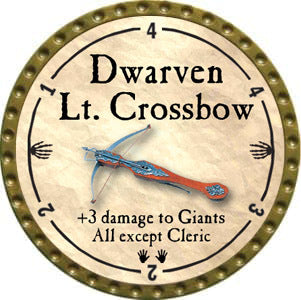 Dwarven Lt. Crossbow - 2012 (Gold)