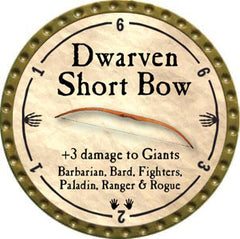 Dwarven Short Bow - 2012 (Gold)