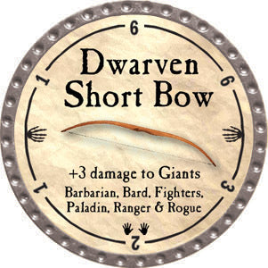 Dwarven Short Bow - 2012 (Platinum) - C37