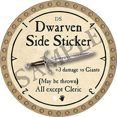 Dwarven Side Sticker - 2021 (Gold) - C
