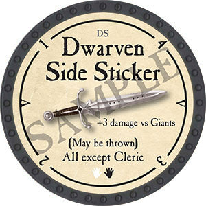 Dwarven Side Sticker - 2021 (Onyx) - C26