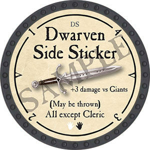 Dwarven Side Sticker - 2021 (Onyx) - C37