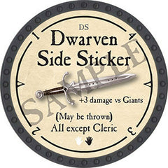 Dwarven Side Sticker - 2021 (Onyx) - C37