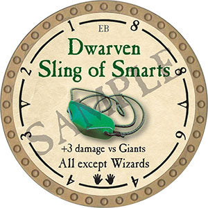 Dwarven Sling of Smarts - 2021 (Gold) - C17