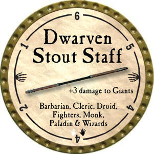 Dwarven Stout Staff - 2012 (Gold)