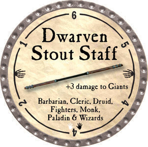 Dwarven Stout Staff - 2012 (Platinum) - C37