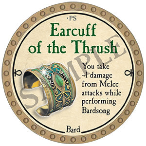Earcuff of the Thrush - 2024 (Gold)