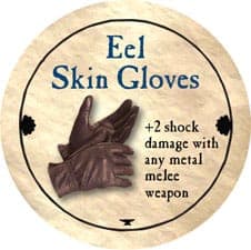 Eel Skin Gloves - 2011 (Gold) - C26