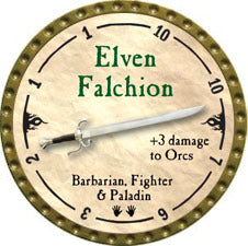 Elven Falchion - 2010 (Gold) - C37