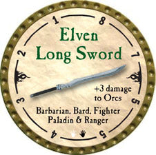 Elven Long Sword - 2010 (Gold)