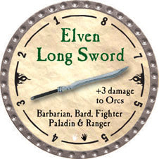Elven Long Sword - 2010 (Platinum) - C37