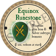 Equinox Runestone - 2017 (Gold)