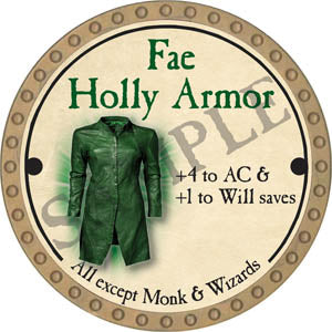 Fae Holly Armor - 2017 (Gold)