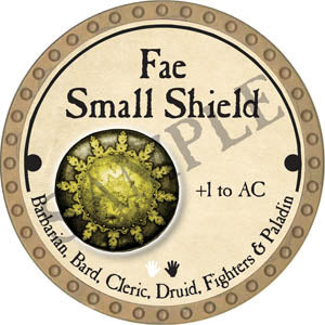 Fae Small Shield - 2017 (Gold)
