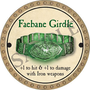 Faebane Girdle - 2017 (Gold)