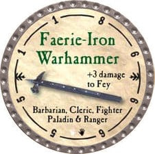Faerie-Iron Warhammer - 2009 (Platinum) - UC