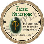 Faerie Runestone - 2017 (Gold)