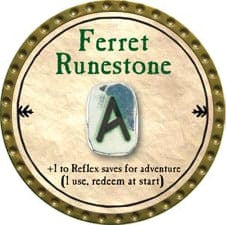 Ferret Runestone - 2009 (Gold) - UC