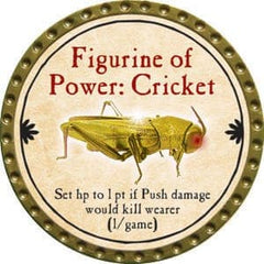 Figurine of Power: Cricket - 2015 (Gold) - R